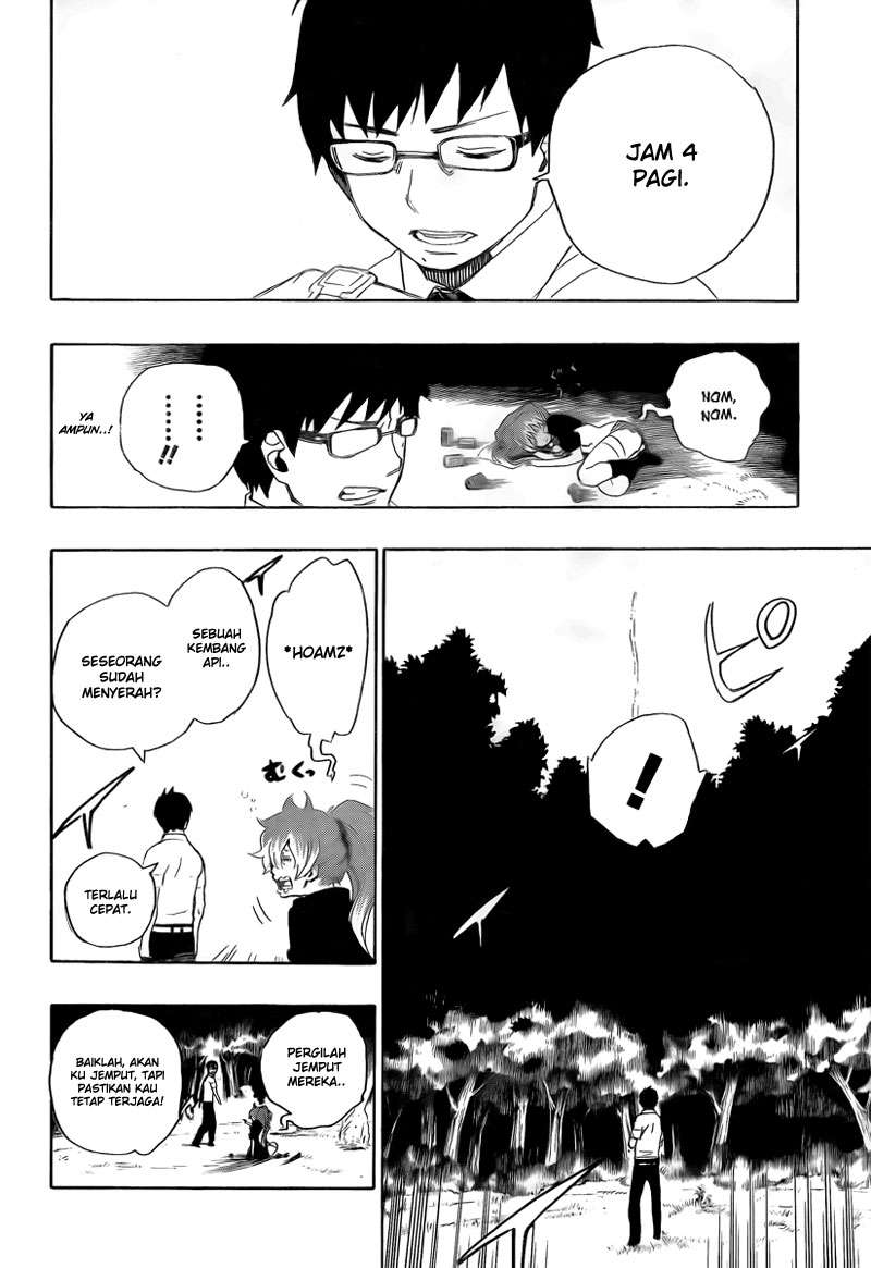 Ao no Exorcist Chapter 12 - halaman 22