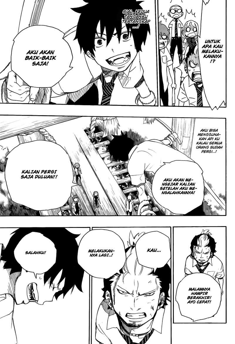 Ao no Exorcist Chapter 12 - halaman 35