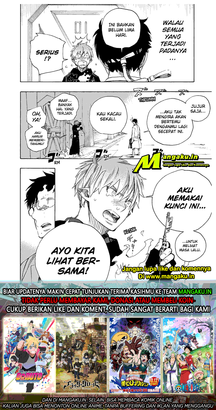 Ao no Exorcist Chapter 121.1 - halaman 21