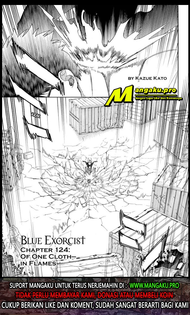 Ao no Exorcist Chapter 124.1 - halaman 2