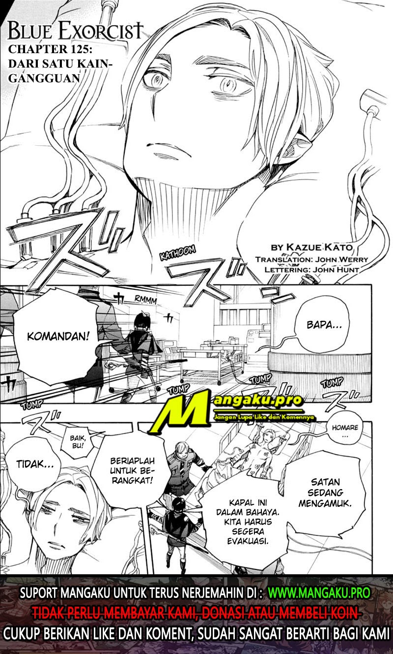 Ao no Exorcist Chapter 125.1 - halaman 2