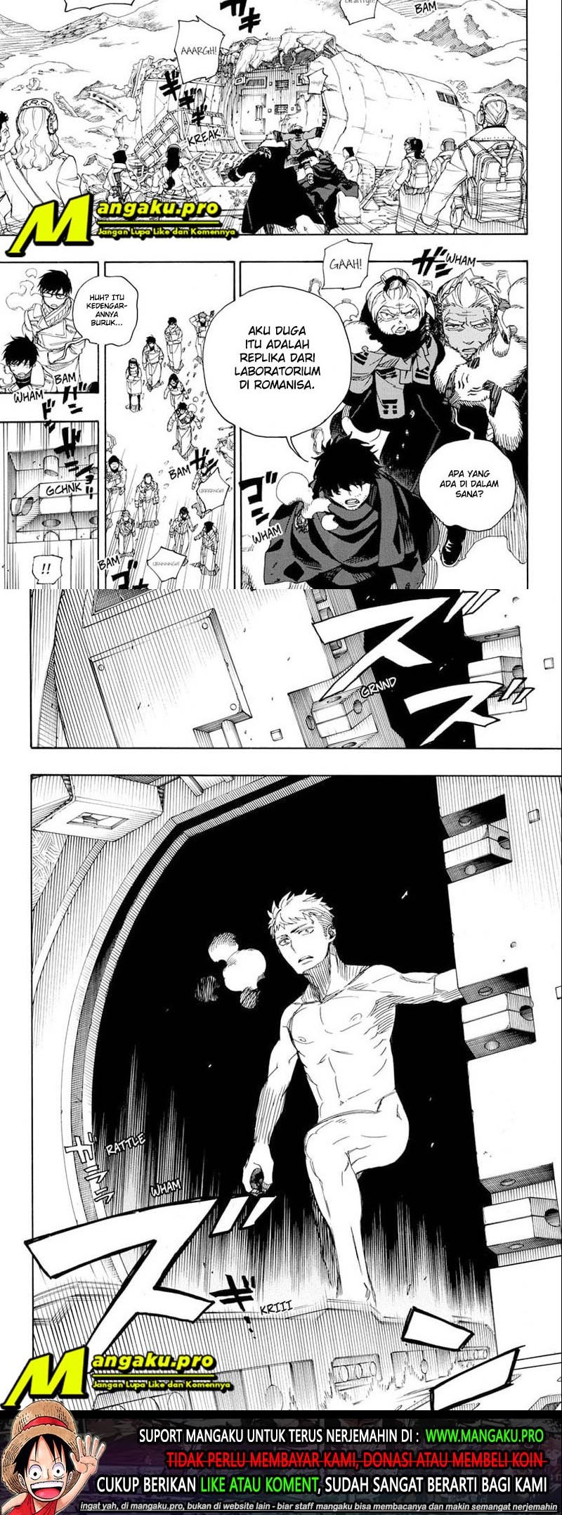 Ao no Exorcist Chapter 128.2 - halaman 10