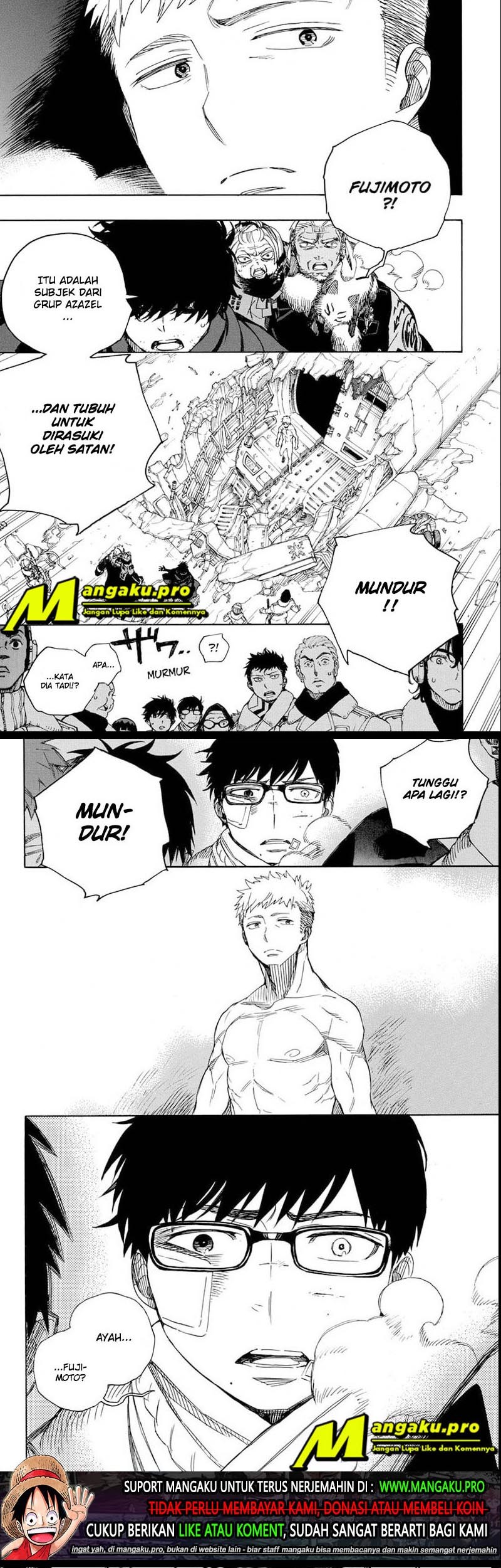 Ao no Exorcist Chapter 128.2 - halaman 11