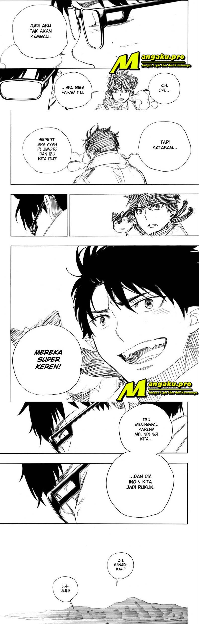 Ao no Exorcist Chapter 128.2 - halaman 3