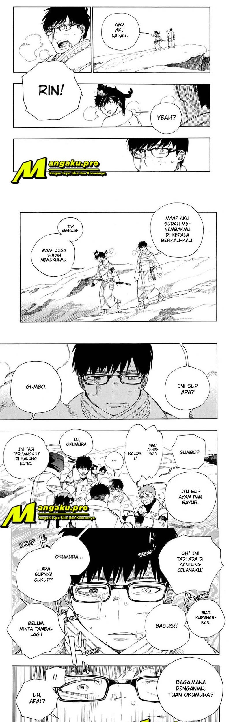 Ao no Exorcist Chapter 128.2 - halaman 5