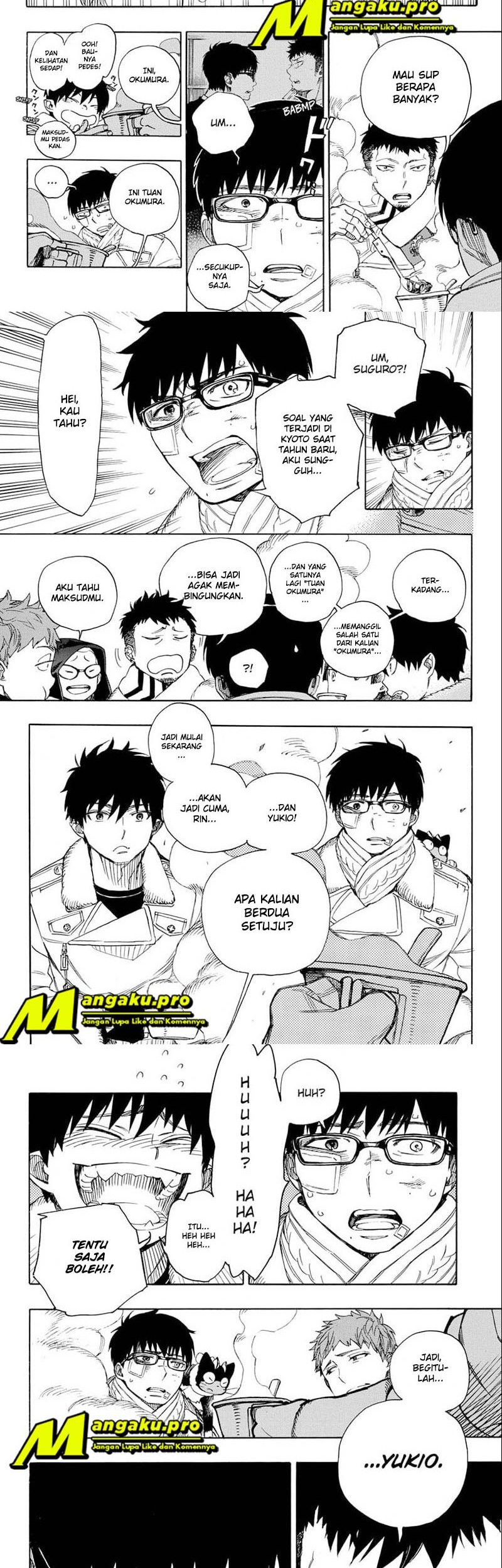 Ao no Exorcist Chapter 128.2 - halaman 6