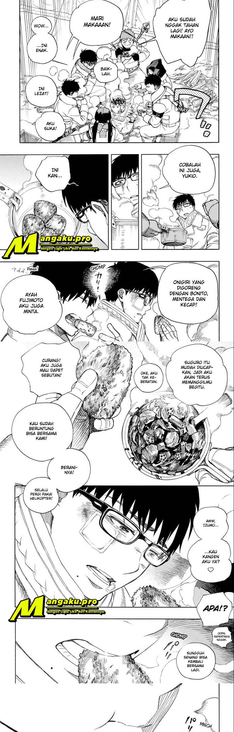 Ao no Exorcist Chapter 128.2 - halaman 8
