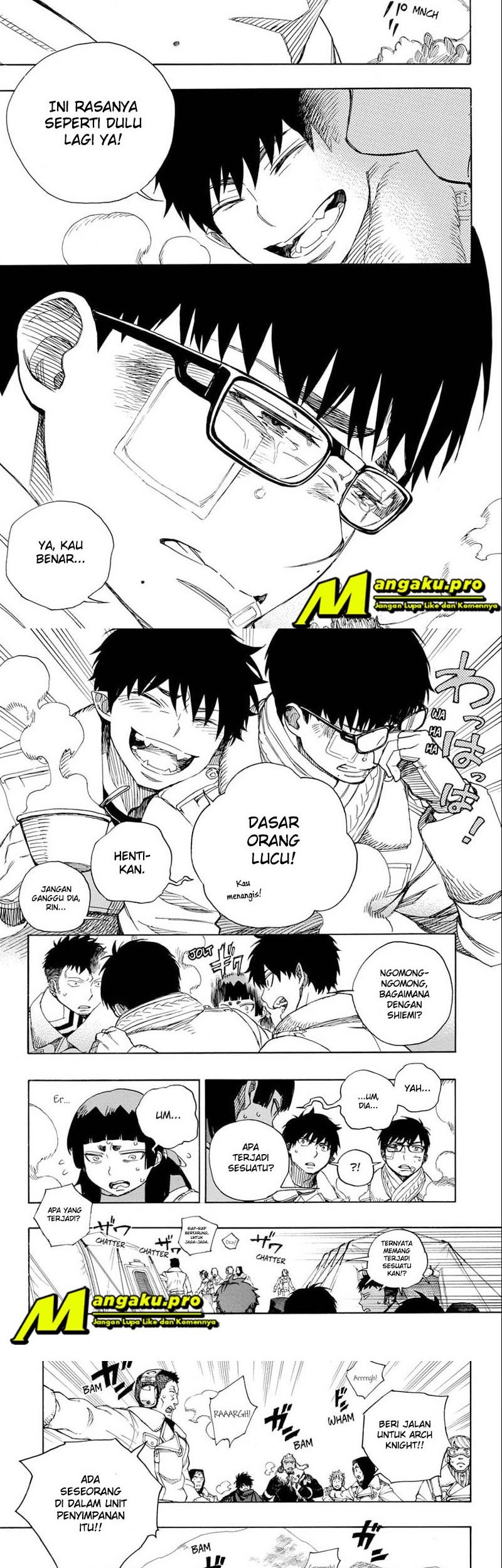 Ao no Exorcist Chapter 128.2 - halaman 9