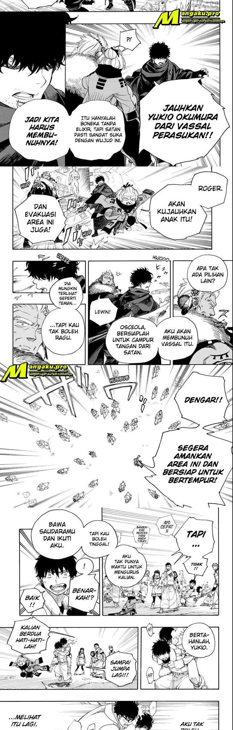 Ao no Exorcist Chapter 129.1 - halaman 3