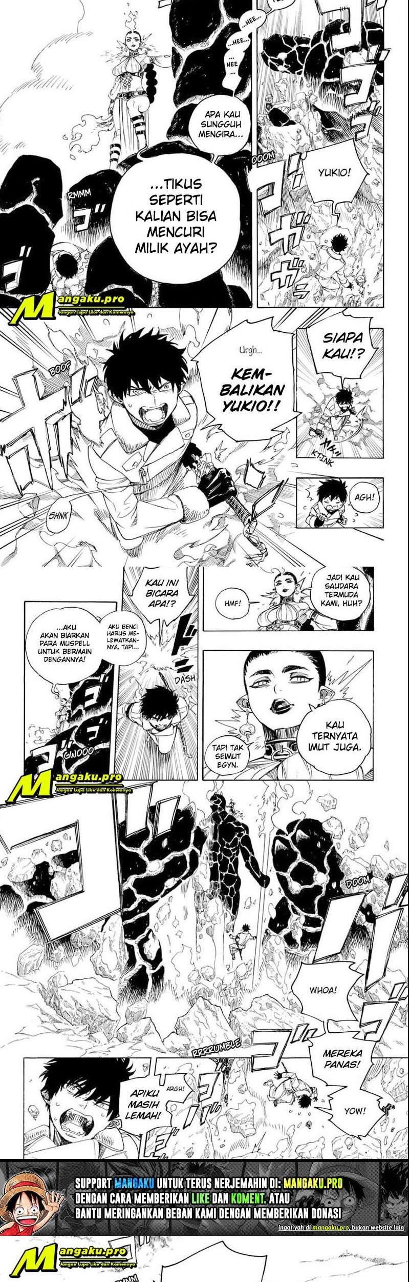 Ao no Exorcist Chapter 129.1 - halaman 9