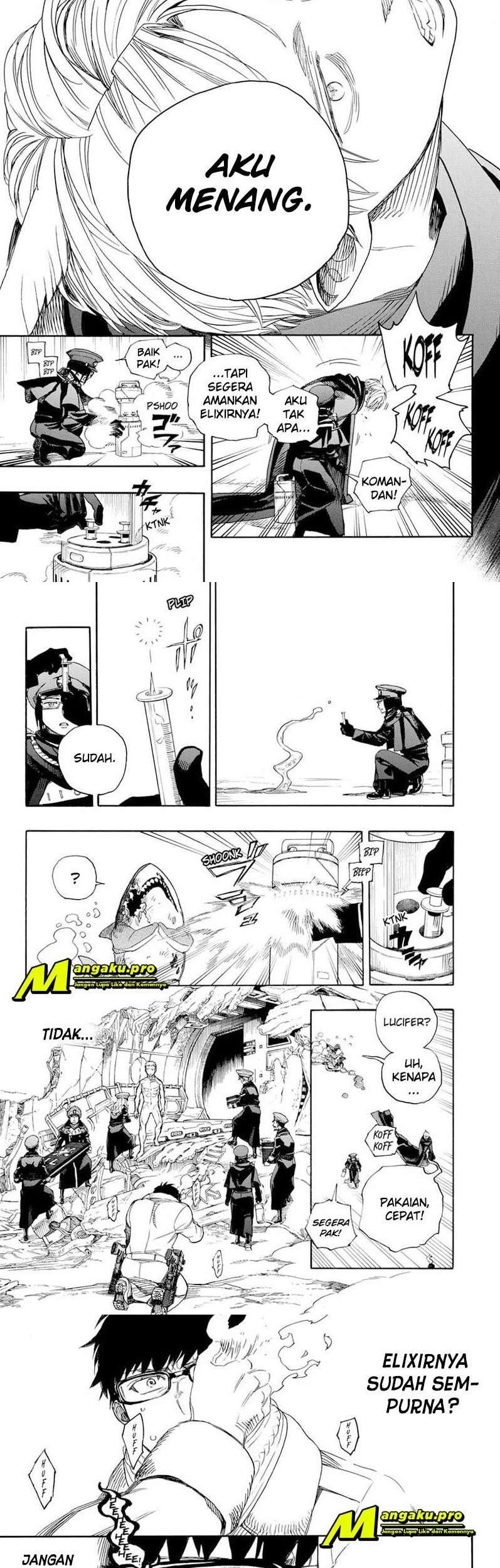 Ao no Exorcist Chapter 129.2 - halaman 3