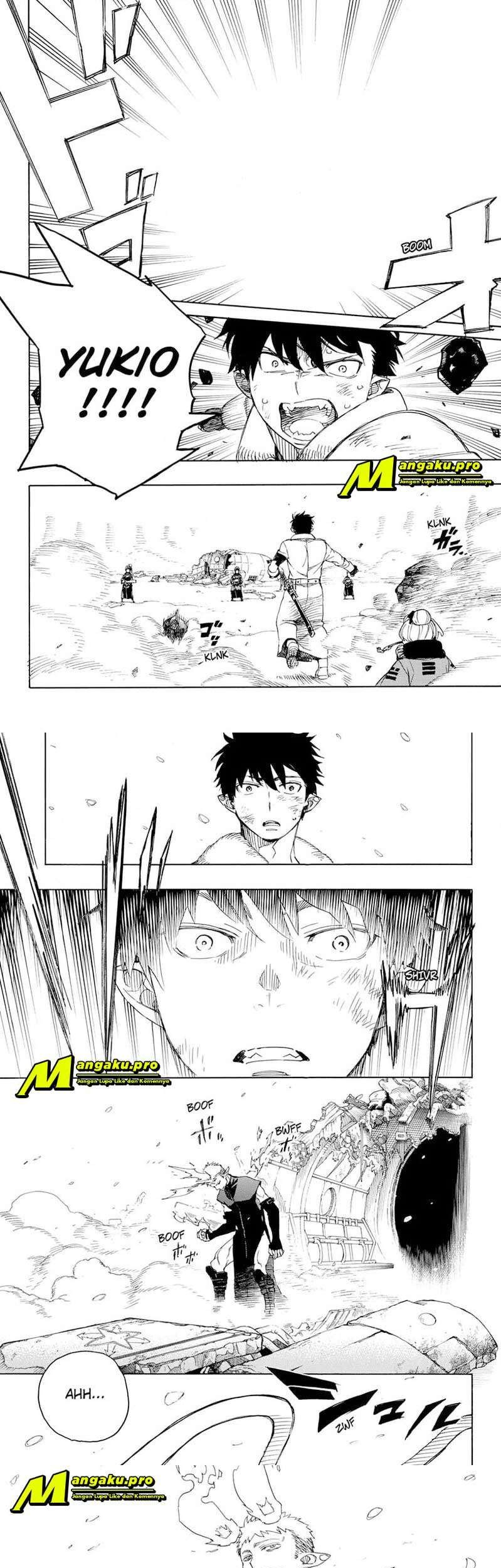 Ao no Exorcist Chapter 129.2 - halaman 8