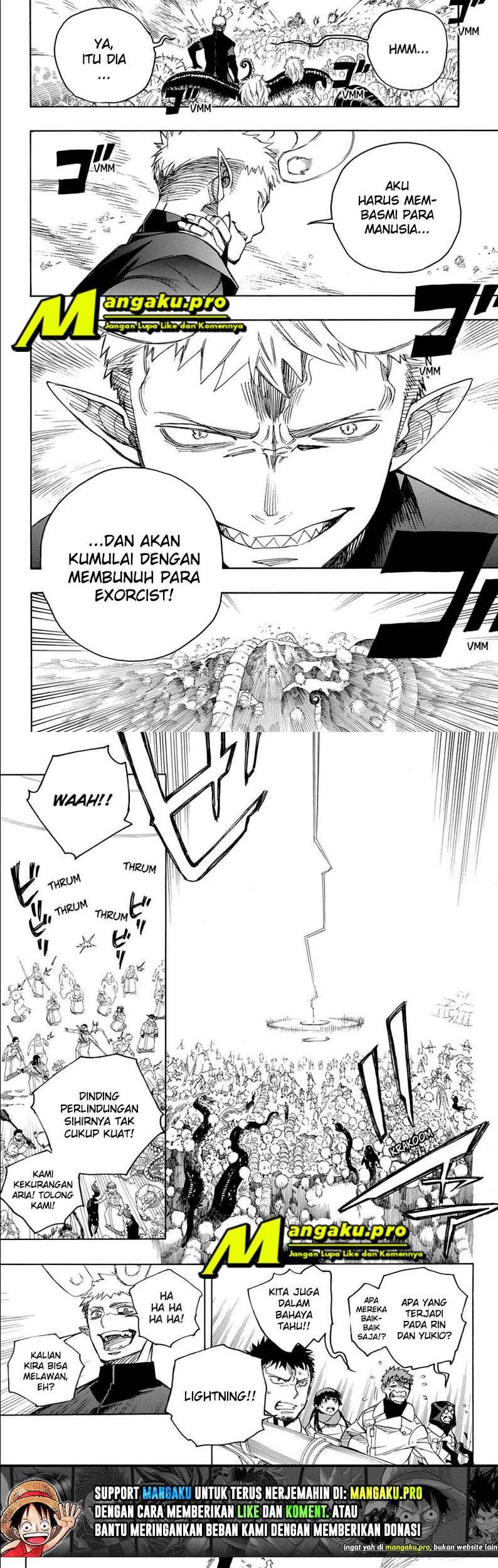 Ao no Exorcist Chapter 130.1 - halaman 10