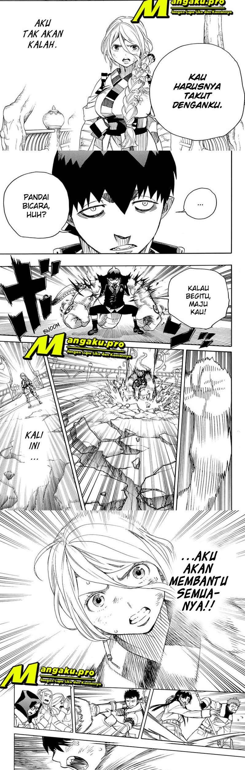 Ao no Exorcist Chapter 130.1 - halaman 7