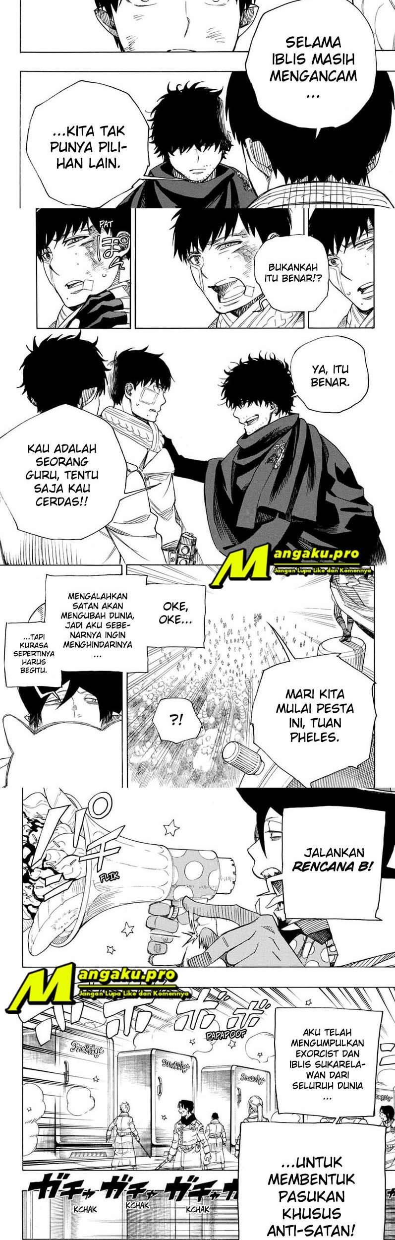 Ao no Exorcist Chapter 130.2 - halaman 5