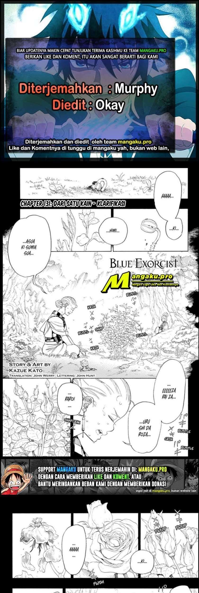 Ao no Exorcist Chapter 131.1 - halaman 1