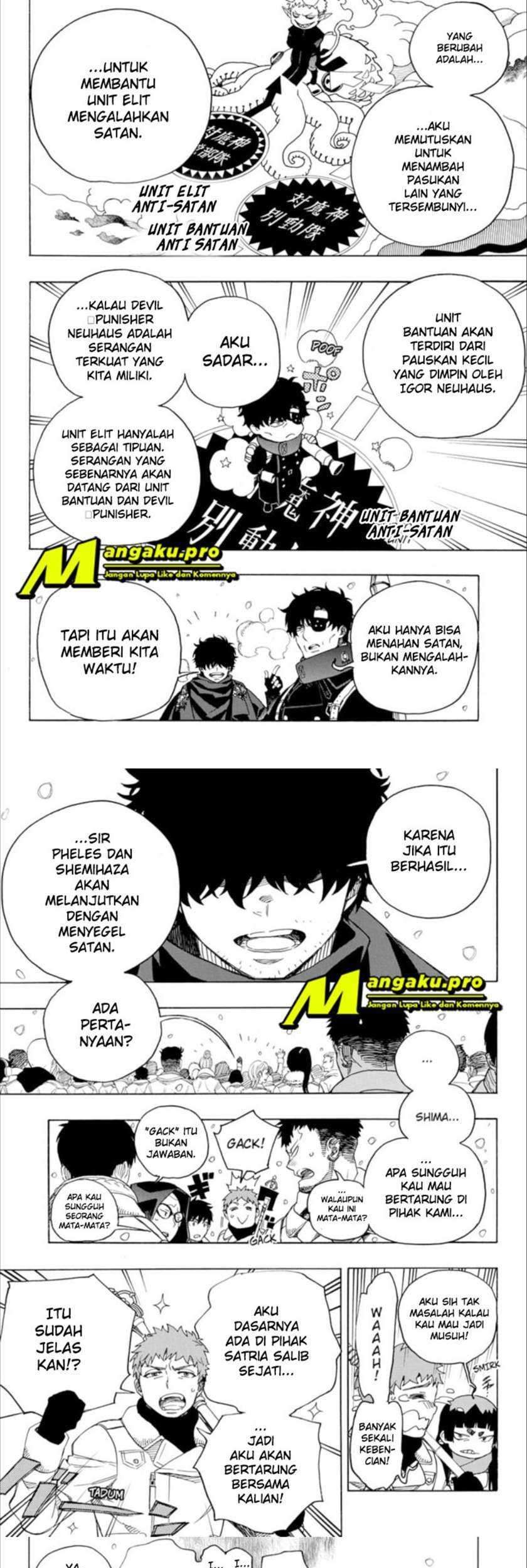 Ao no Exorcist Chapter 131.2 - halaman 3