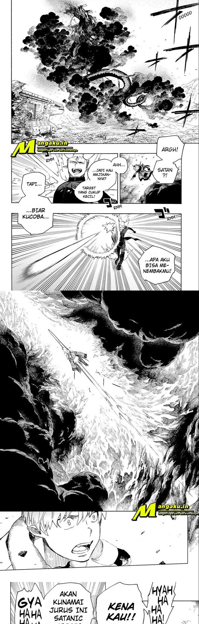 Ao no Exorcist Chapter 133.2 - halaman 11