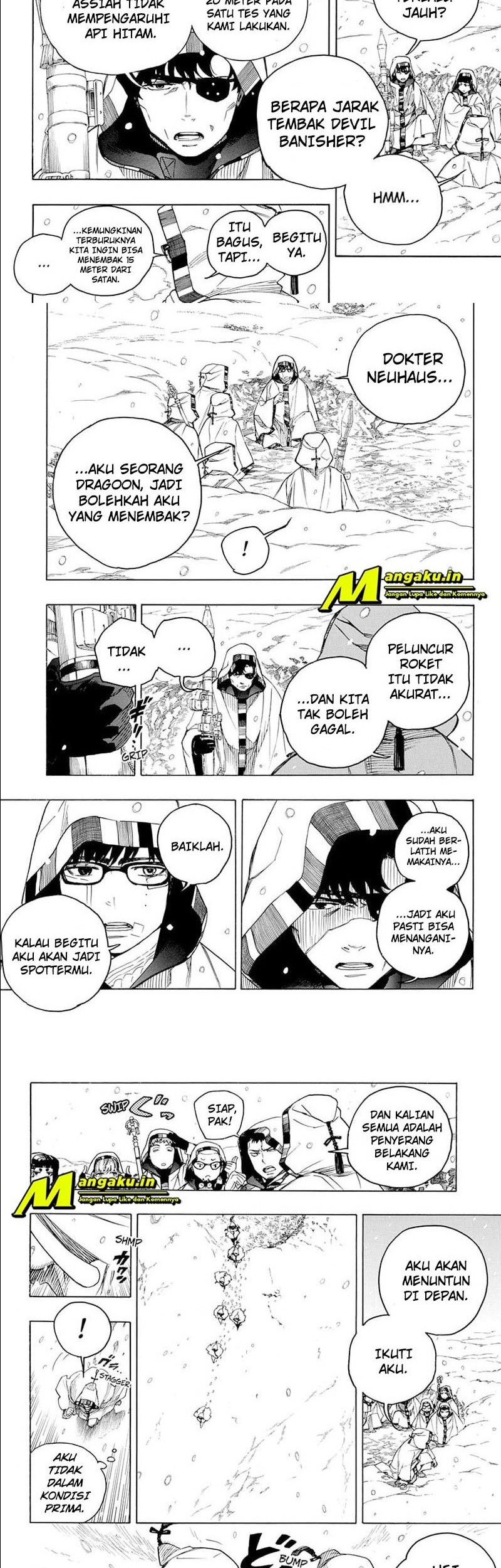 Ao no Exorcist Chapter 133.2 - halaman 2