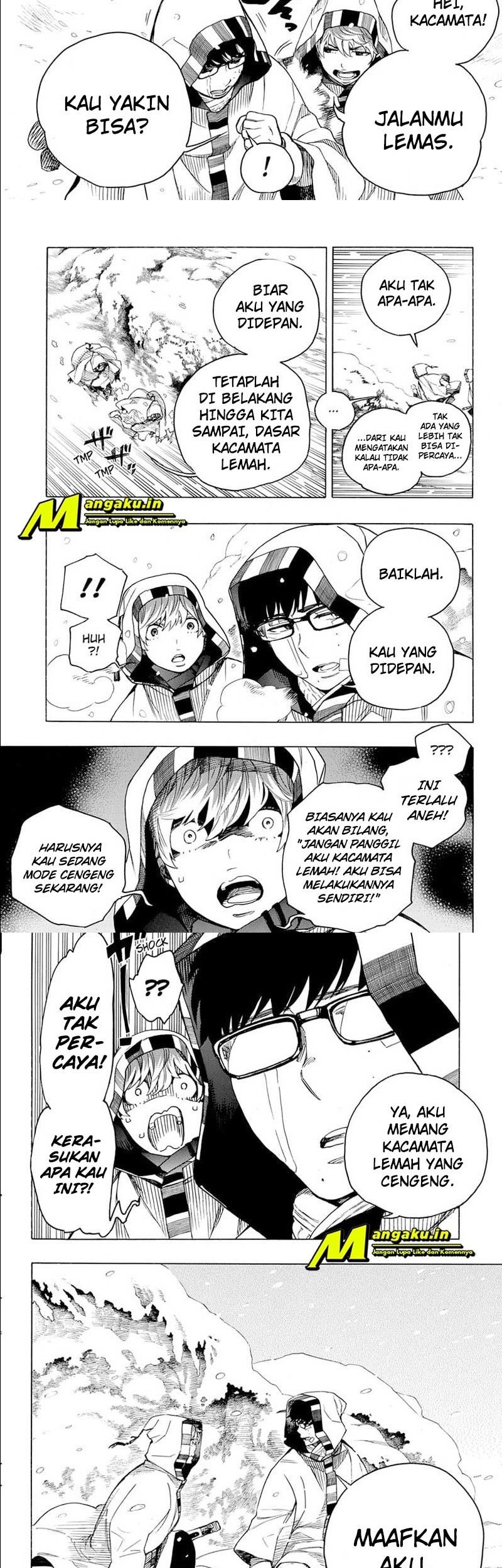 Ao no Exorcist Chapter 133.2 - halaman 3