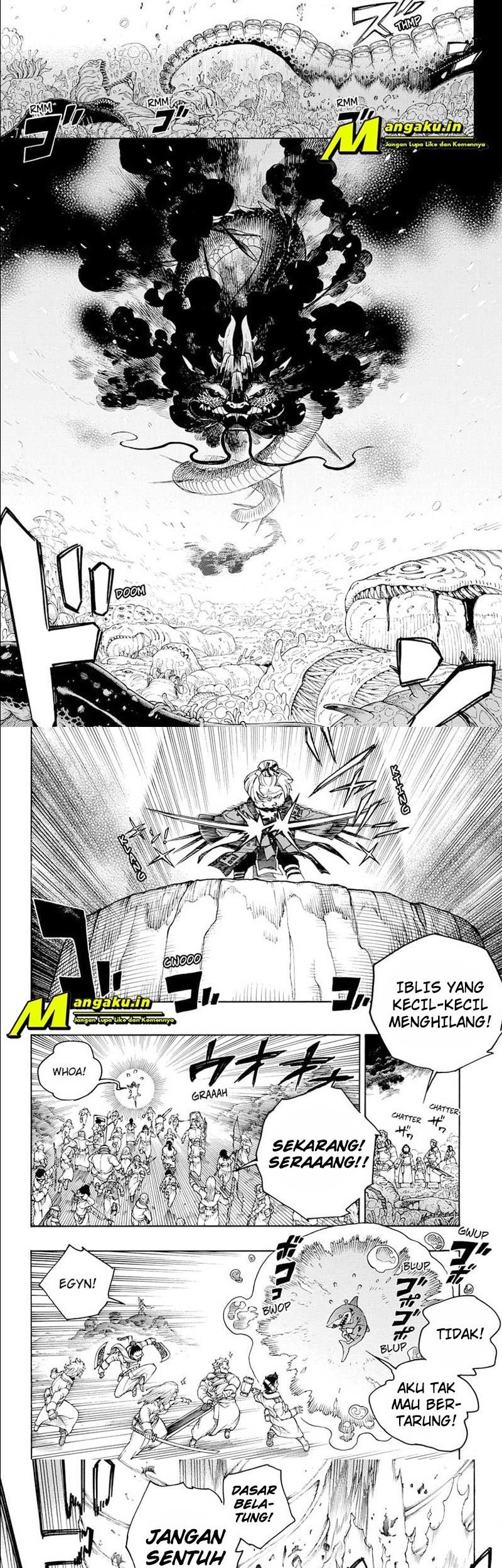 Ao no Exorcist Chapter 133.2 - halaman 5
