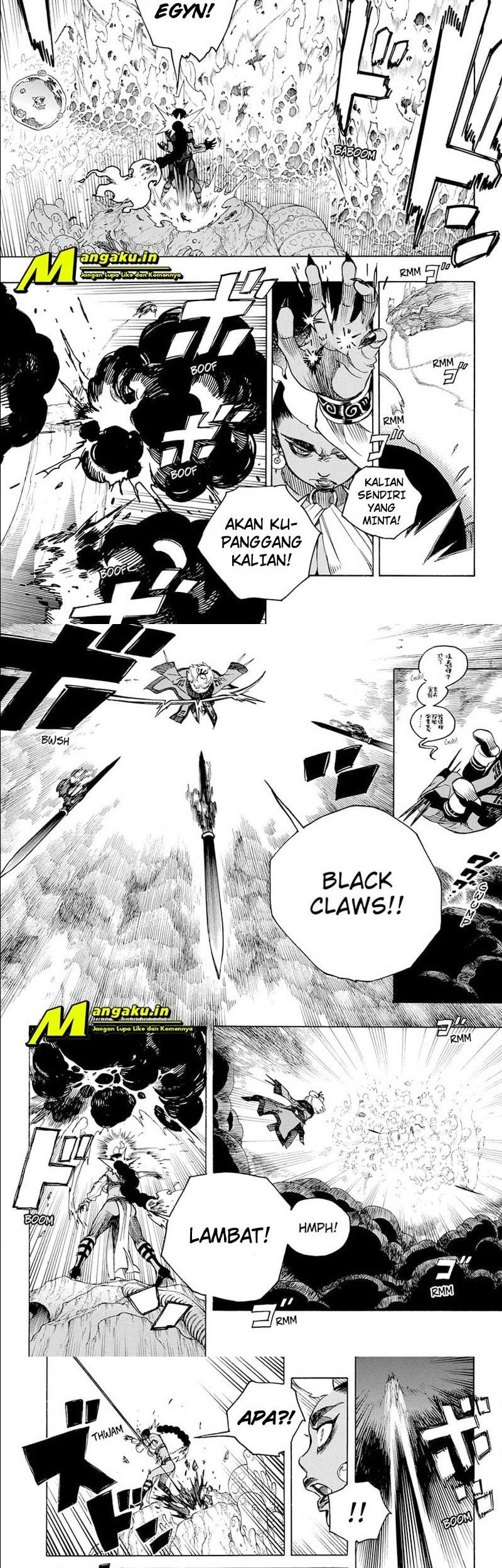 Ao no Exorcist Chapter 133.2 - halaman 6