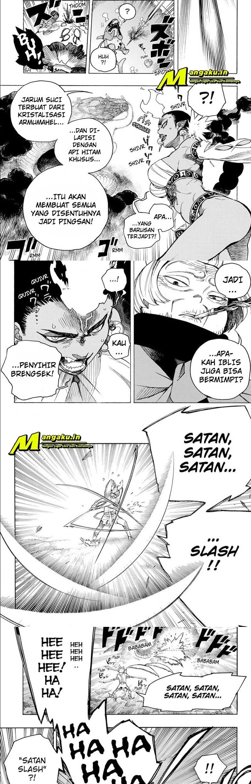 Ao no Exorcist Chapter 133.2 - halaman 7