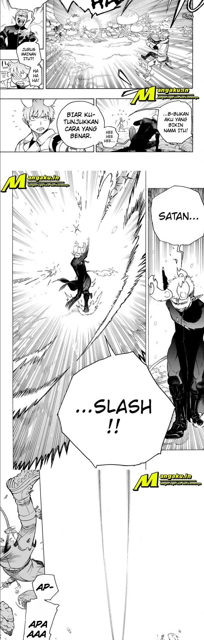 Ao no Exorcist Chapter 133.2 - halaman 8