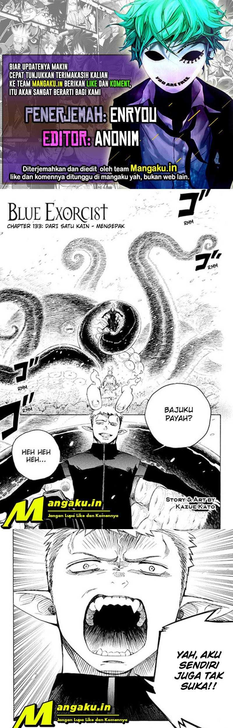 Ao no Exorcist Chapter 133 - halaman 1