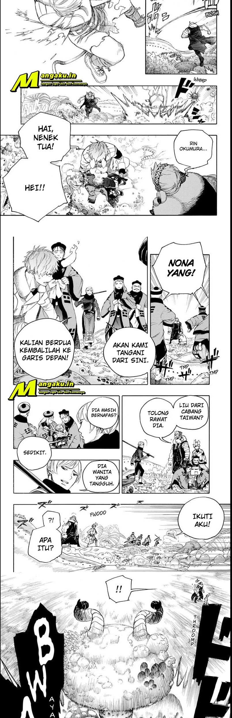 Ao no Exorcist Chapter 134.1 - halaman 5