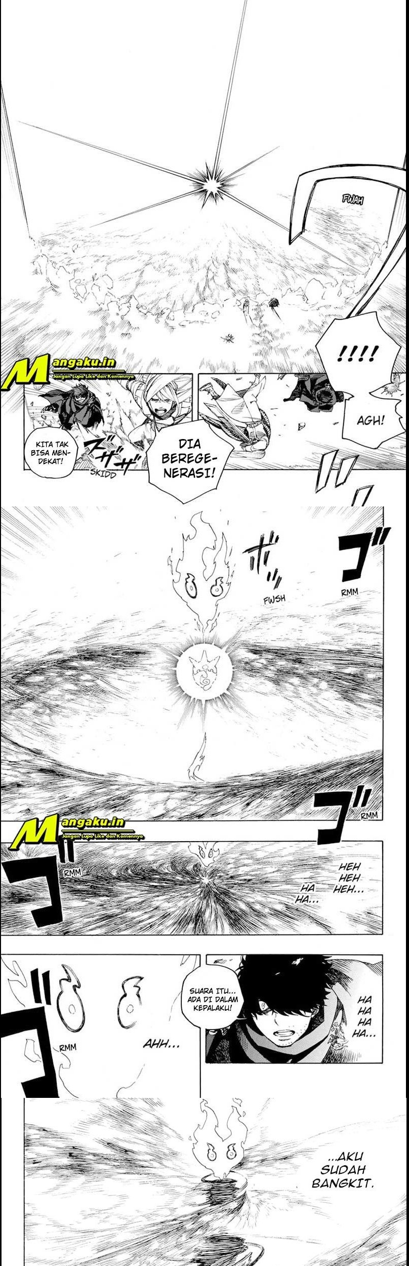Ao no Exorcist Chapter 134.1 - halaman 9