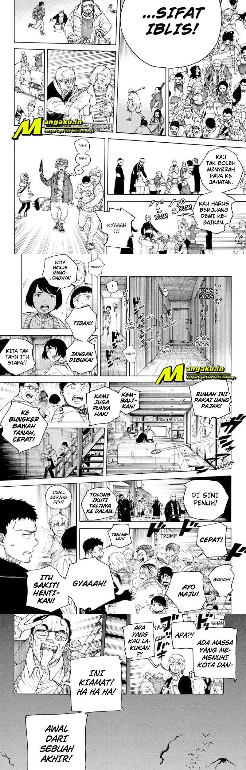 Ao no Exorcist Chapter 134.2 - halaman 5