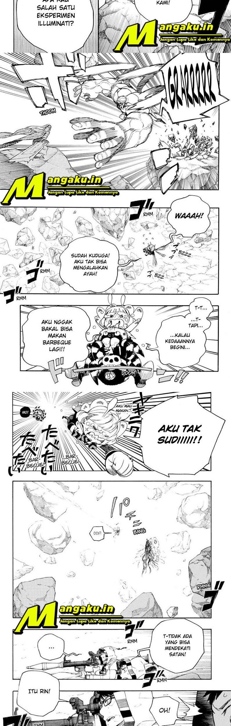 Ao no Exorcist Chapter 135.2 - halaman 3