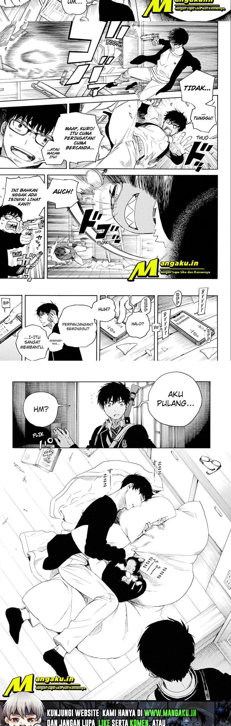 Ao no Exorcist Chapter 135.5 - halaman 9