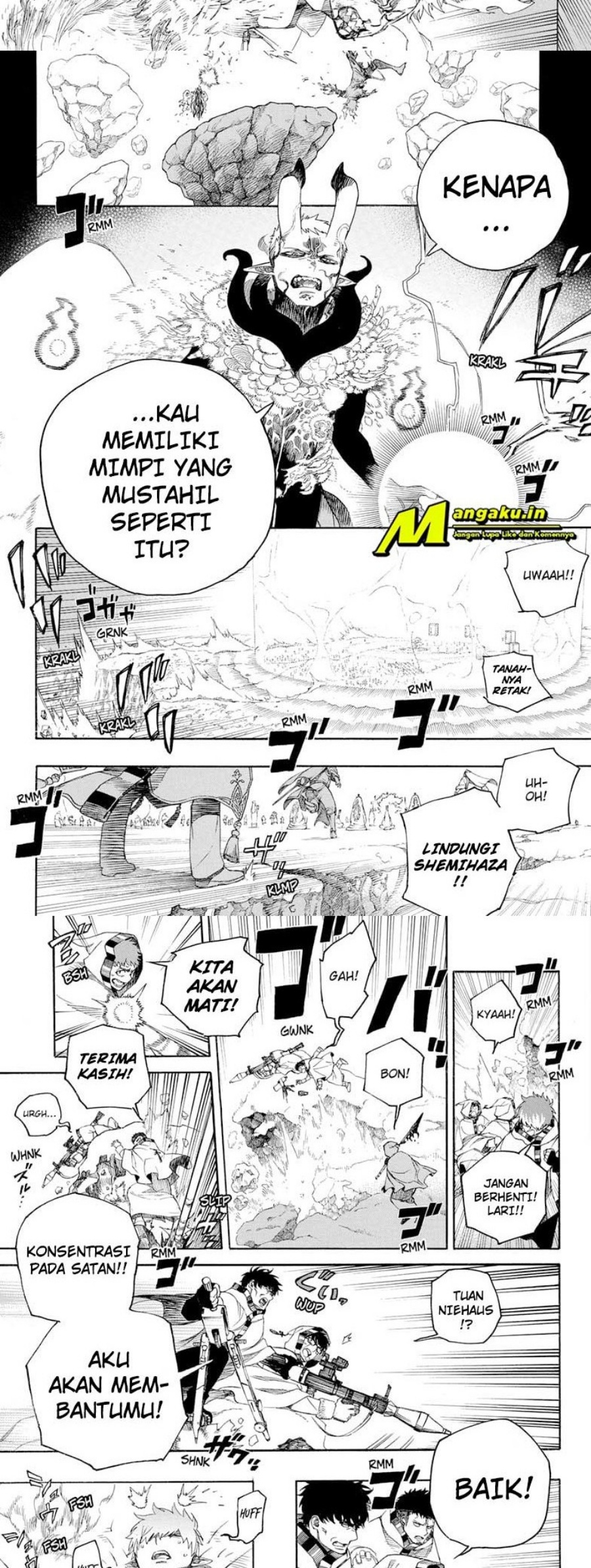 Ao no Exorcist Chapter 136 - halaman 3