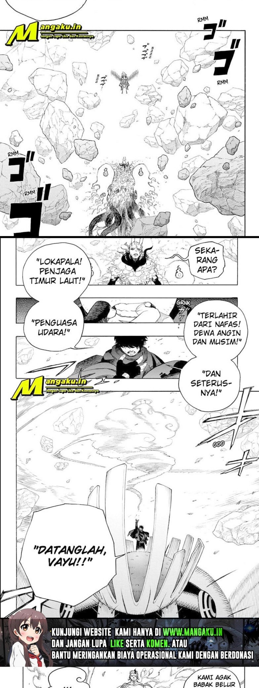 Ao no Exorcist Chapter 136 - halaman 6