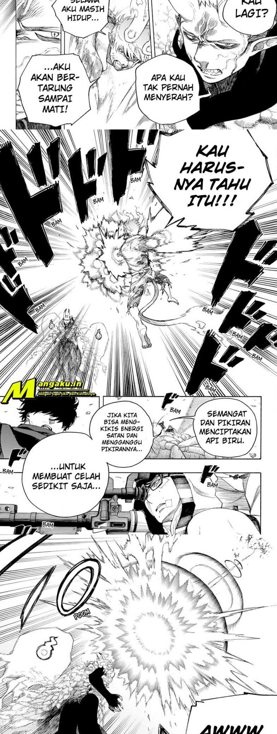 Ao no Exorcist Chapter 136 - halaman 9