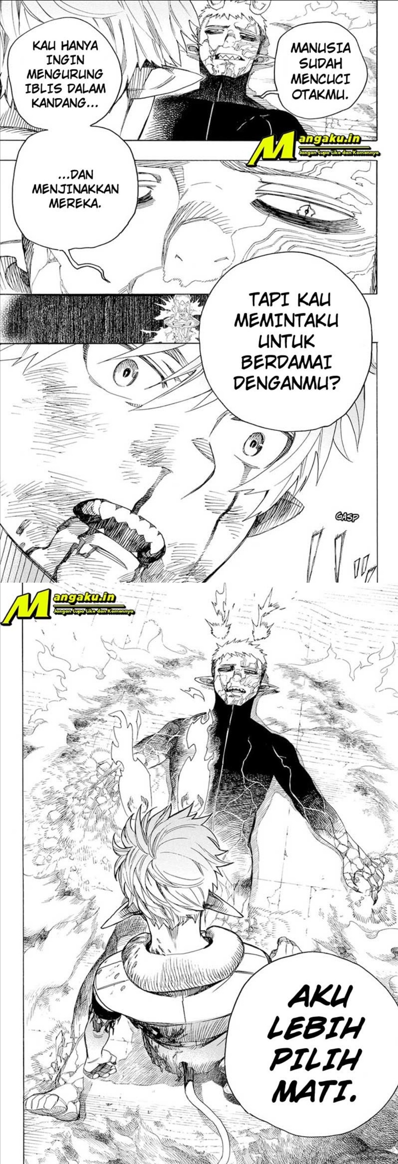 Ao no Exorcist Chapter 138.2 - halaman 2