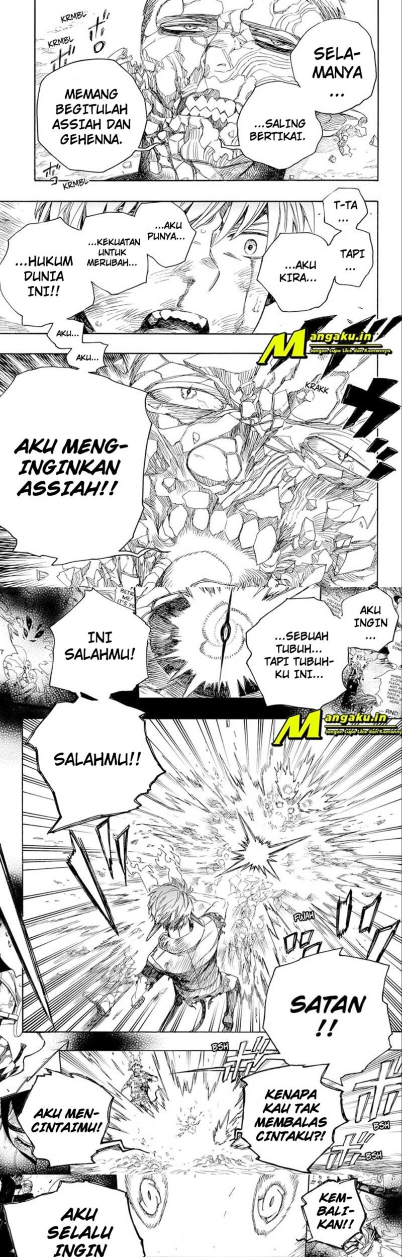 Ao no Exorcist Chapter 138.2 - halaman 3
