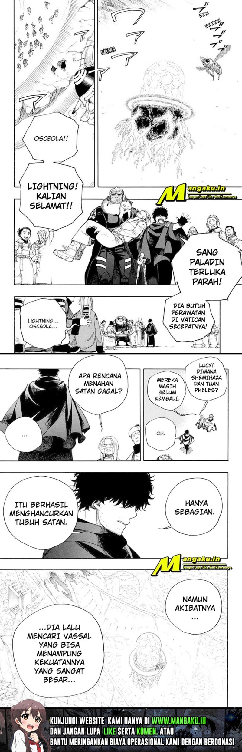 Ao no Exorcist Chapter 138.2 - halaman 9