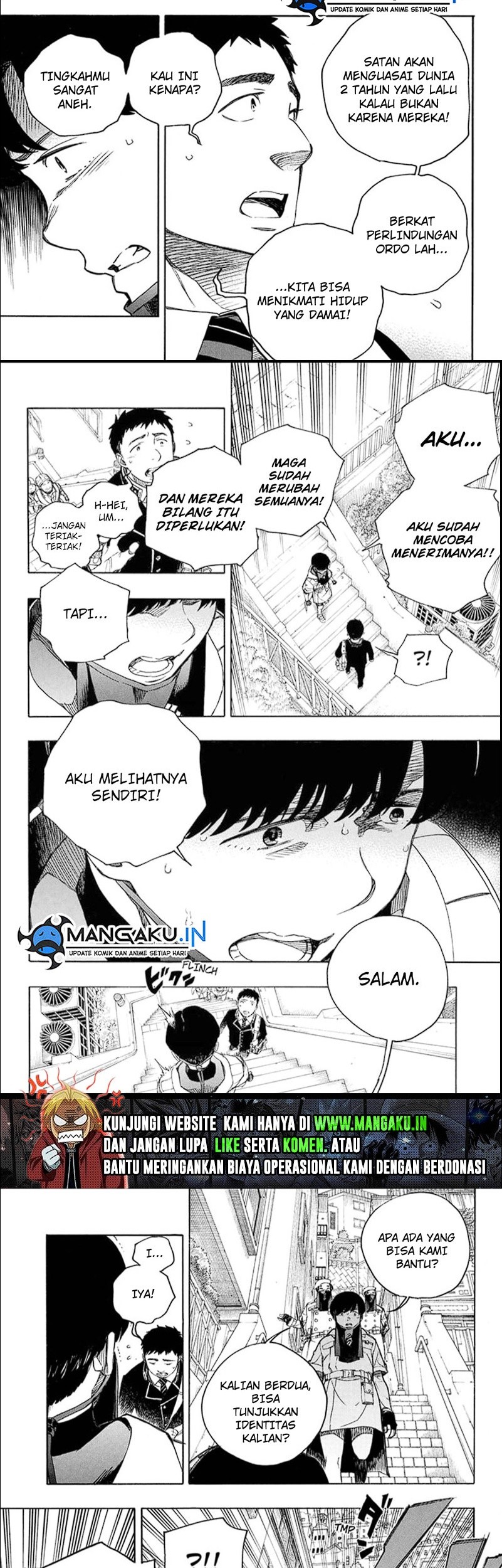Ao no Exorcist Chapter 139.2 - halaman 13