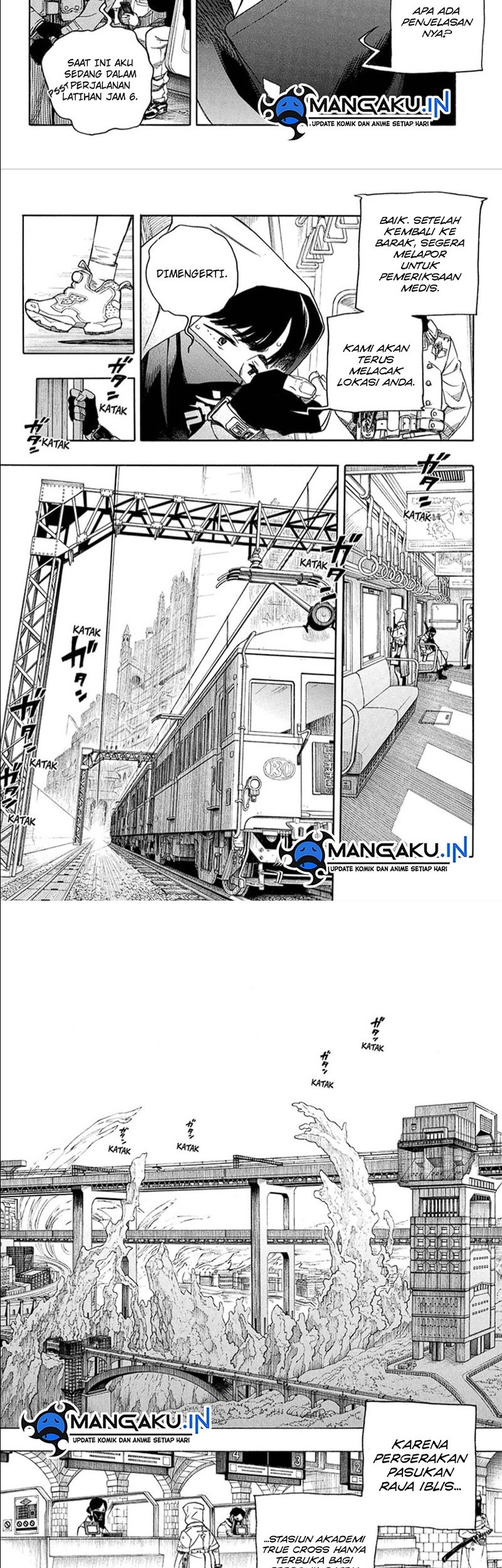 Ao no Exorcist Chapter 139.2 - halaman 5