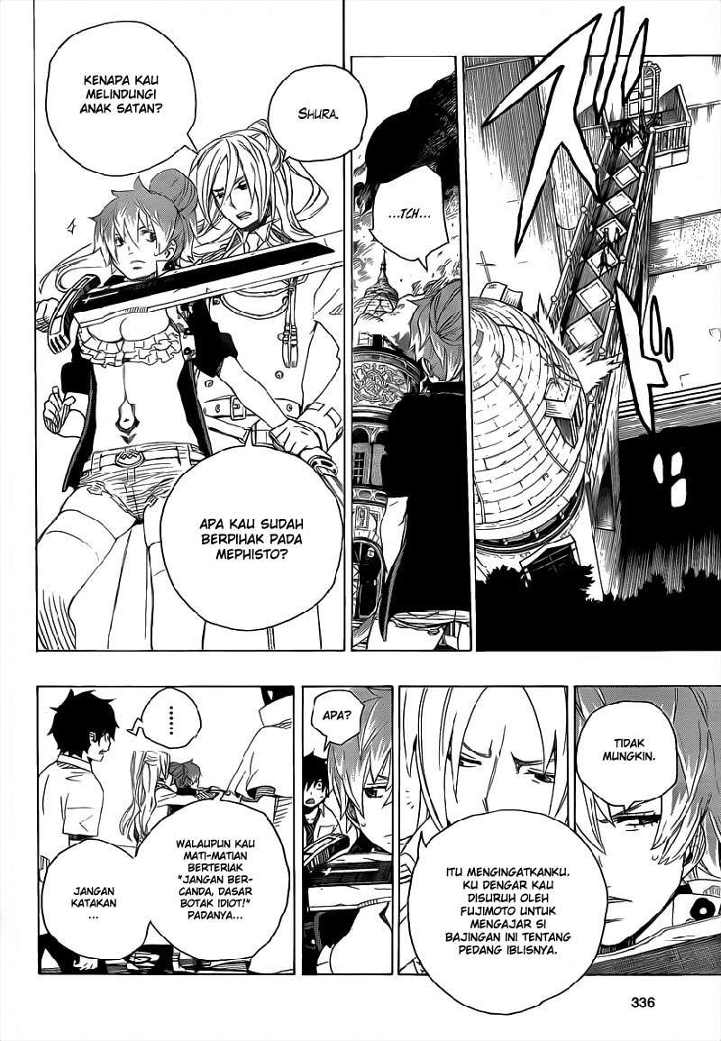 Ao no Exorcist Chapter 14 - halaman 18