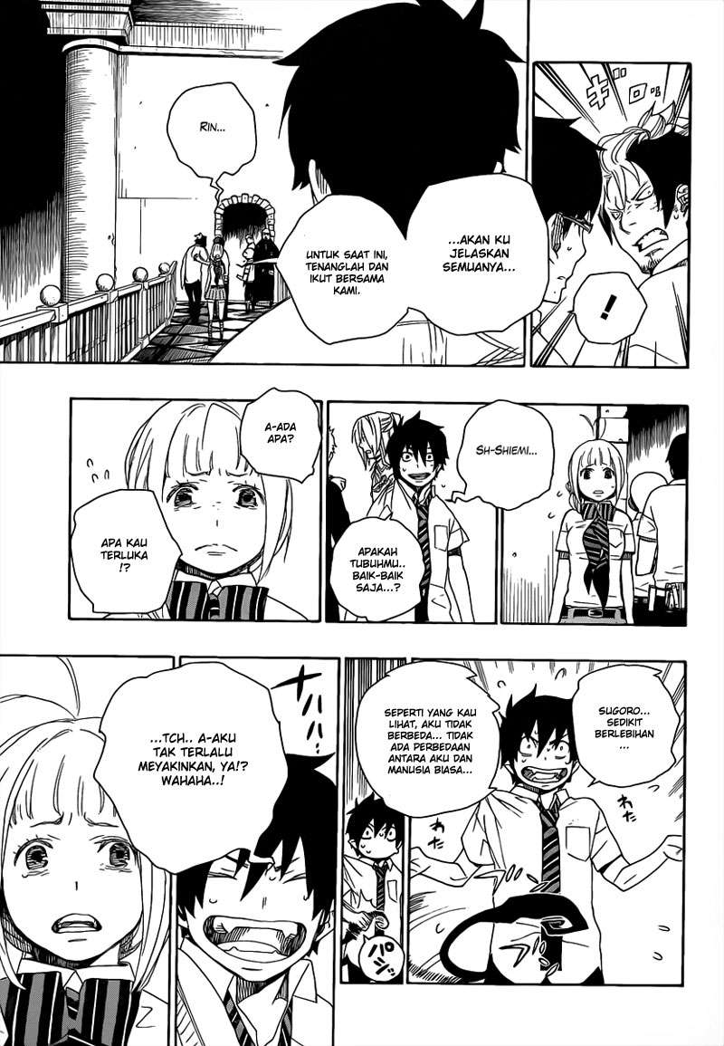 Ao no Exorcist Chapter 14 - halaman 23