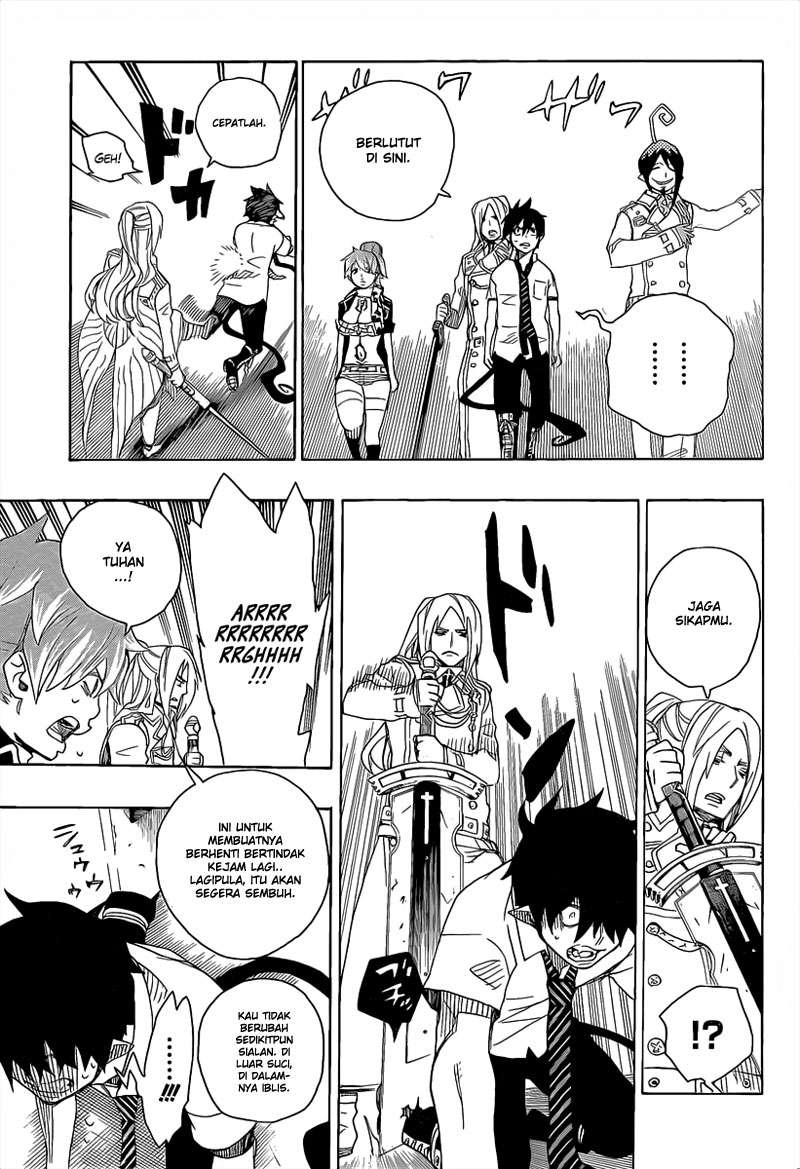 Ao no Exorcist Chapter 14 - halaman 27