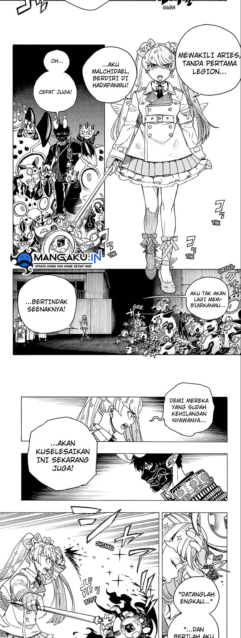 Ao no Exorcist Chapter 140.1 - halaman 3