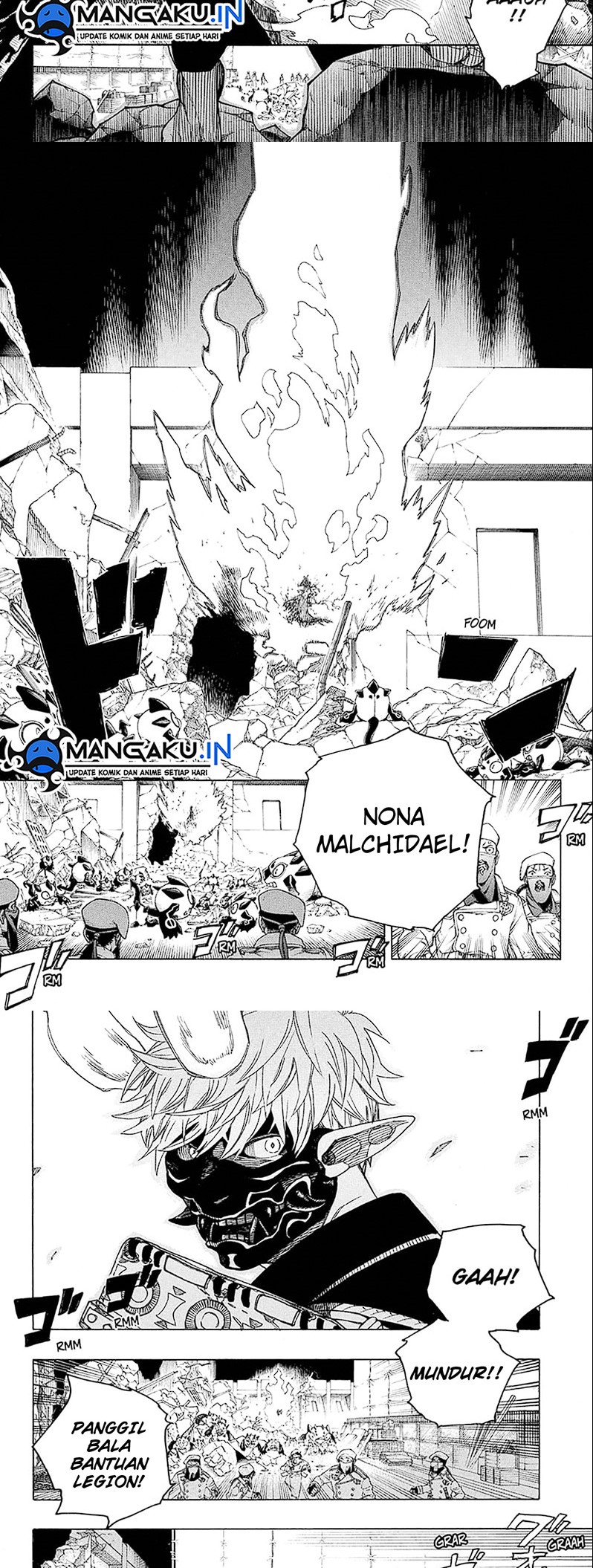 Ao no Exorcist Chapter 140.1 - halaman 8