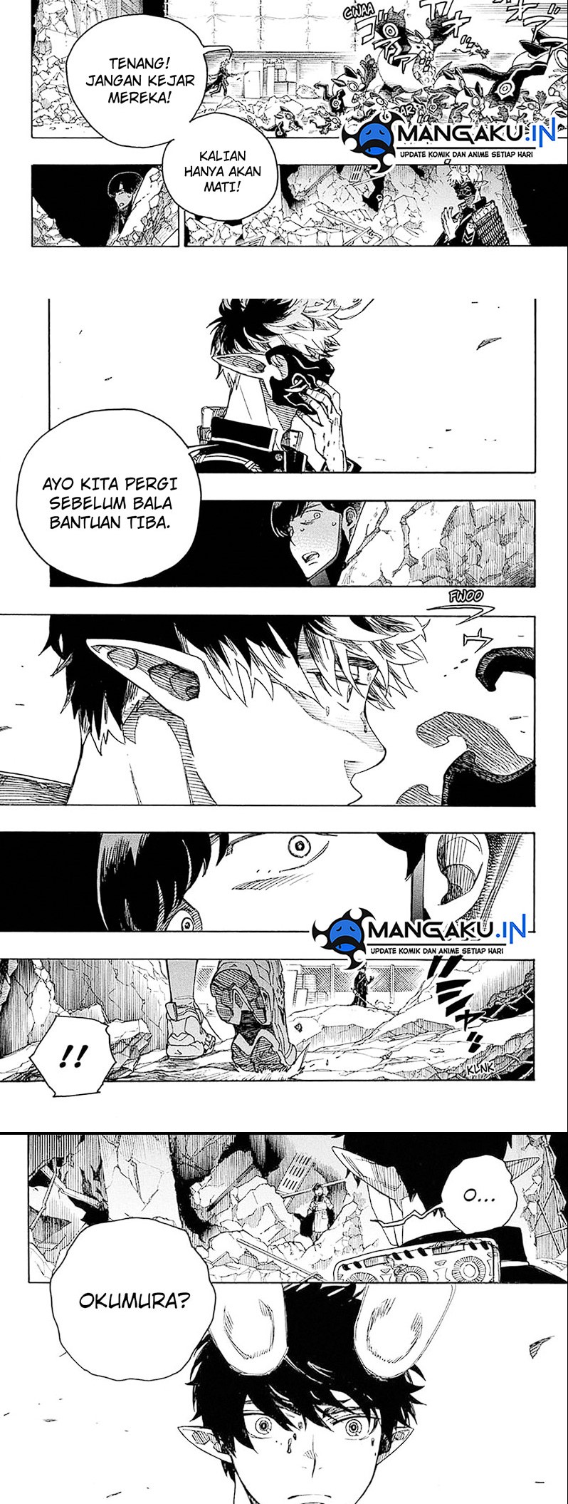 Ao no Exorcist Chapter 140.1 - halaman 9