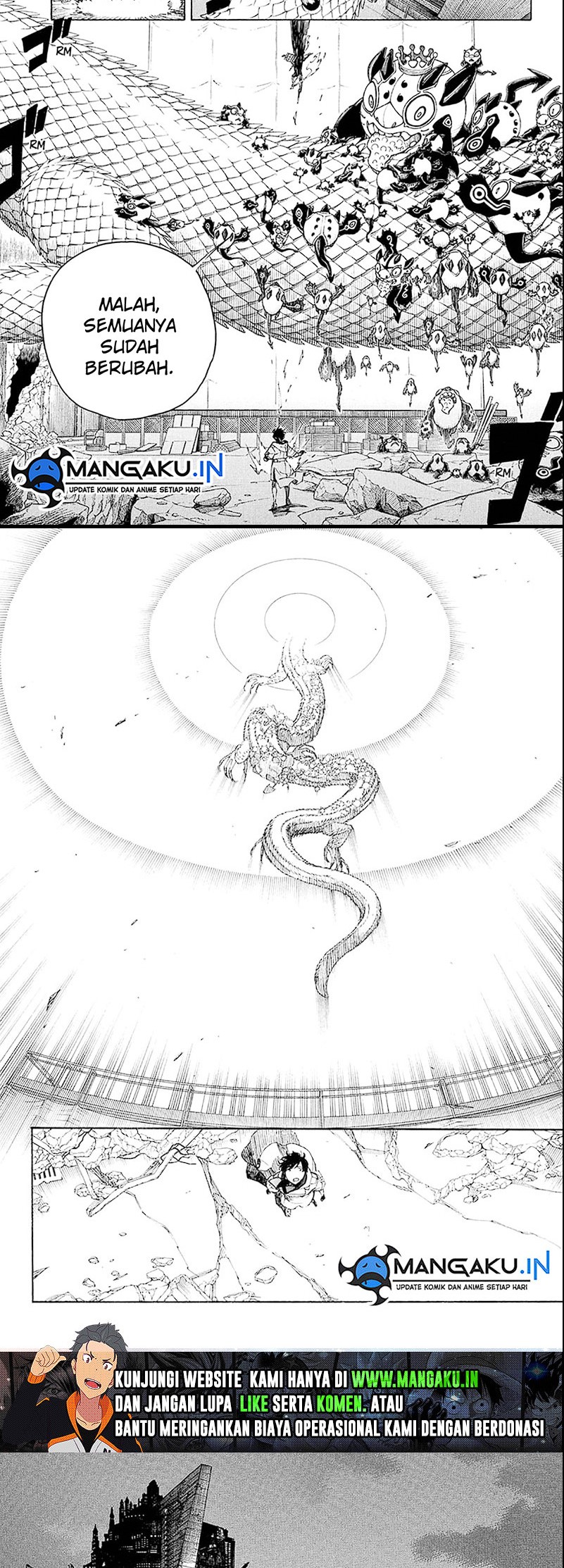 Ao no Exorcist Chapter 140.2 - halaman 2
