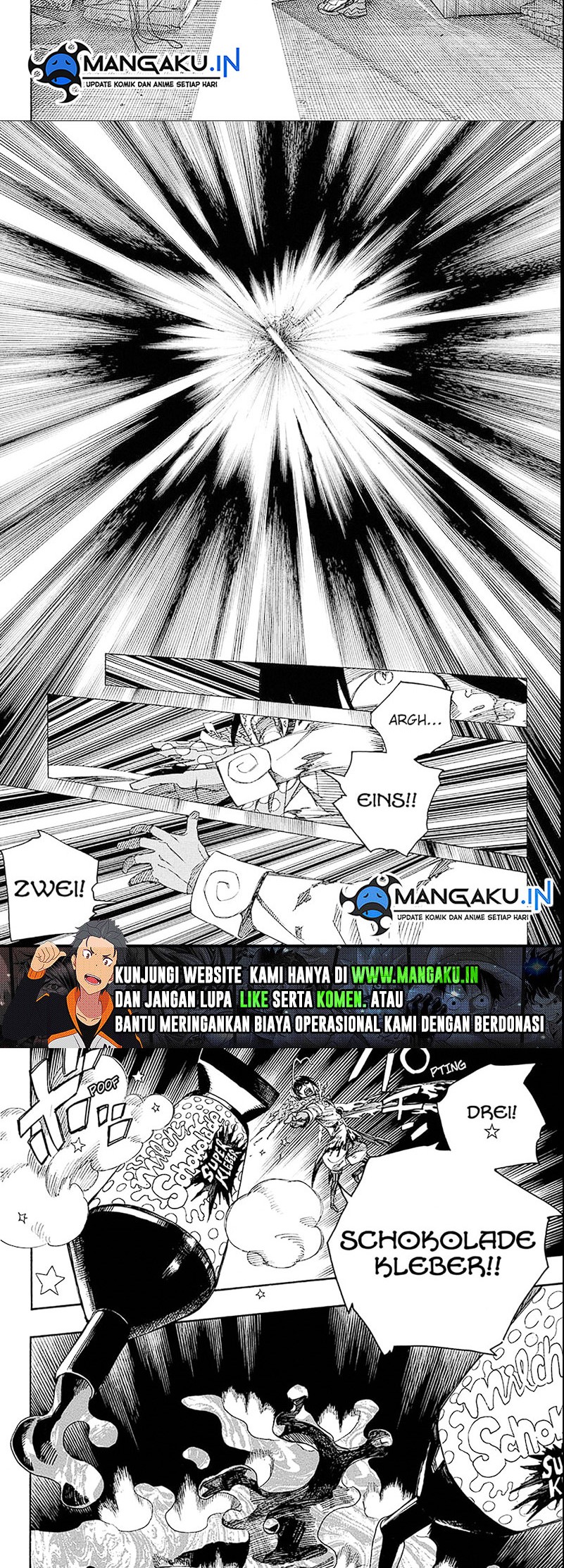 Ao no Exorcist Chapter 140.2 - halaman 6